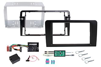 R-D004SWC vehicle specific 2-DIN mounting kit for audi