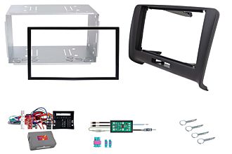 R-D009 Vehicle-specific 2-DIN mounting kit for Audi TT