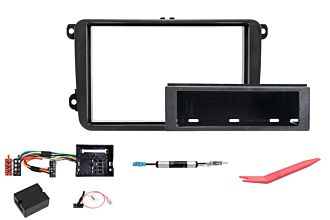 R-D037SWC vehicle specific 2-DIN mounting kit for volkswagen skoda seat