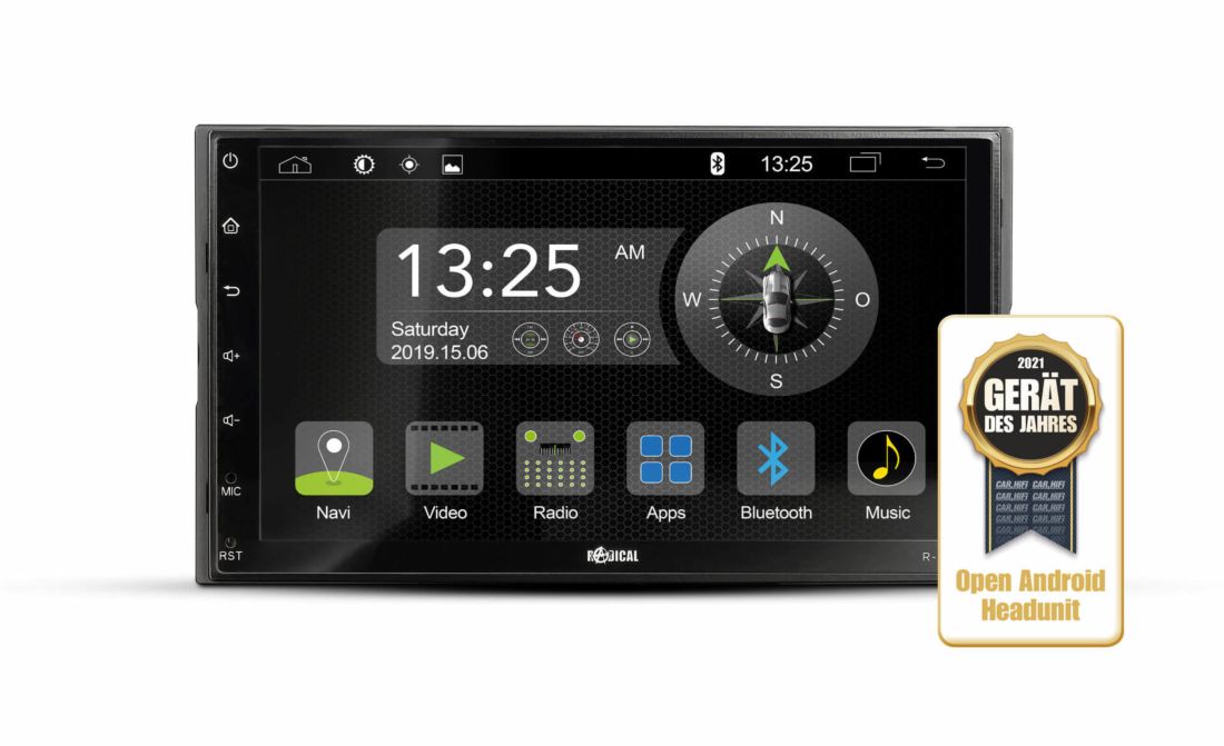 2-DIN DAB+ Android Autoradio und Navigationssystem mit 17,8 cm /7“  Bildschirm